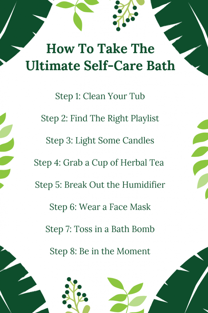 self-care bath